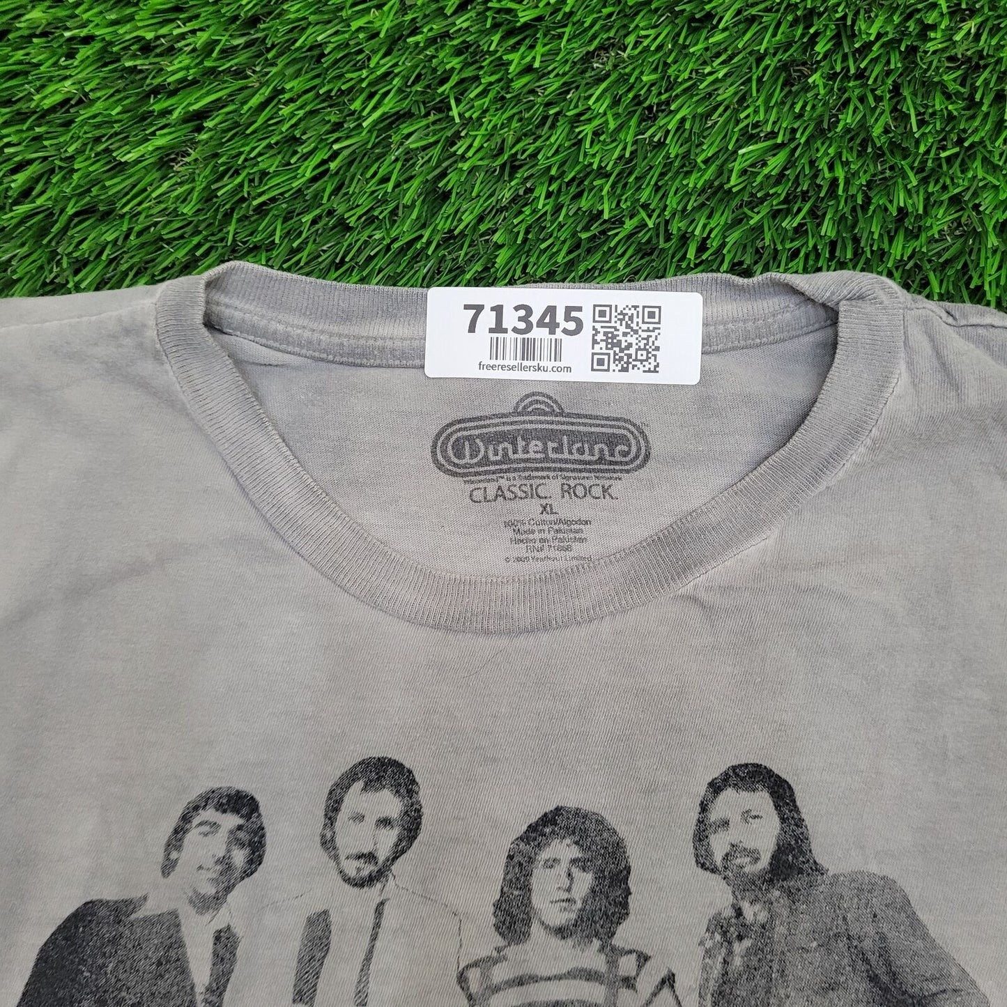 1978 The-Who Tour Shirt Womens L/XL 20x24 Gray