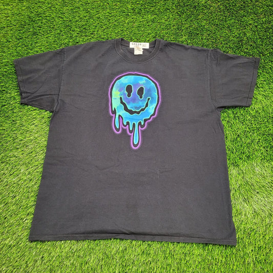 Drippy Smile Shirt XL-Short 24x29 Black