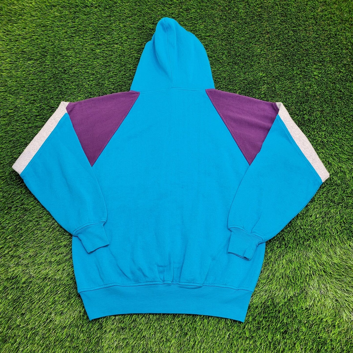 Vintage Y2K PONY Hoodie Large 21x28 Blue Purple