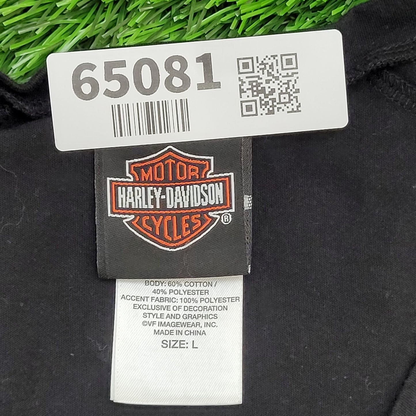 Bartels Harley-Davidson Shirt Womens Medium 18x26 Black