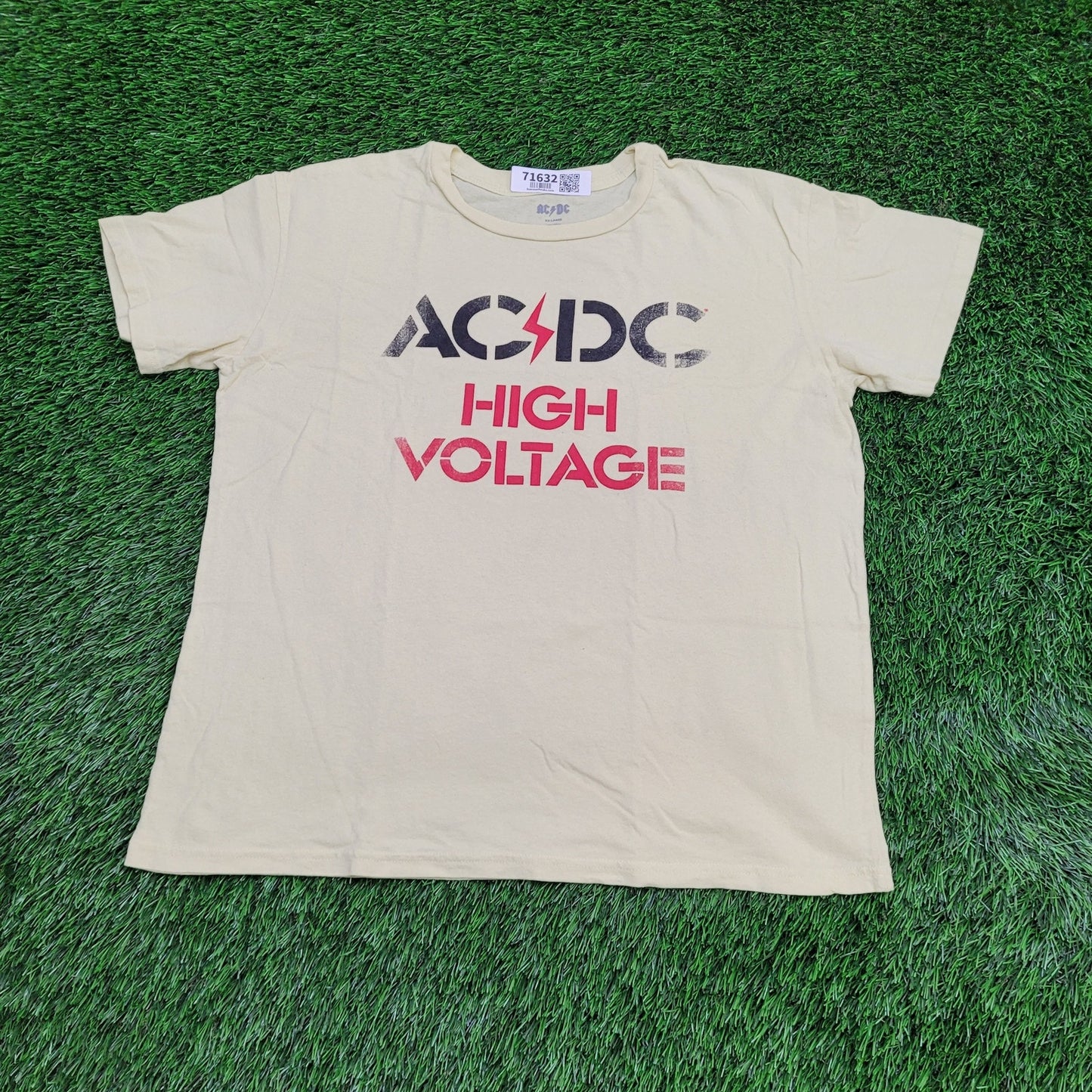 ACDC Band Shirt Womens XL 22x25 High-Voltage