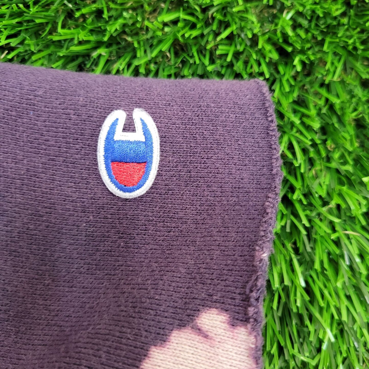 Champion Upcycled Hoodie Large 22x28 Purple