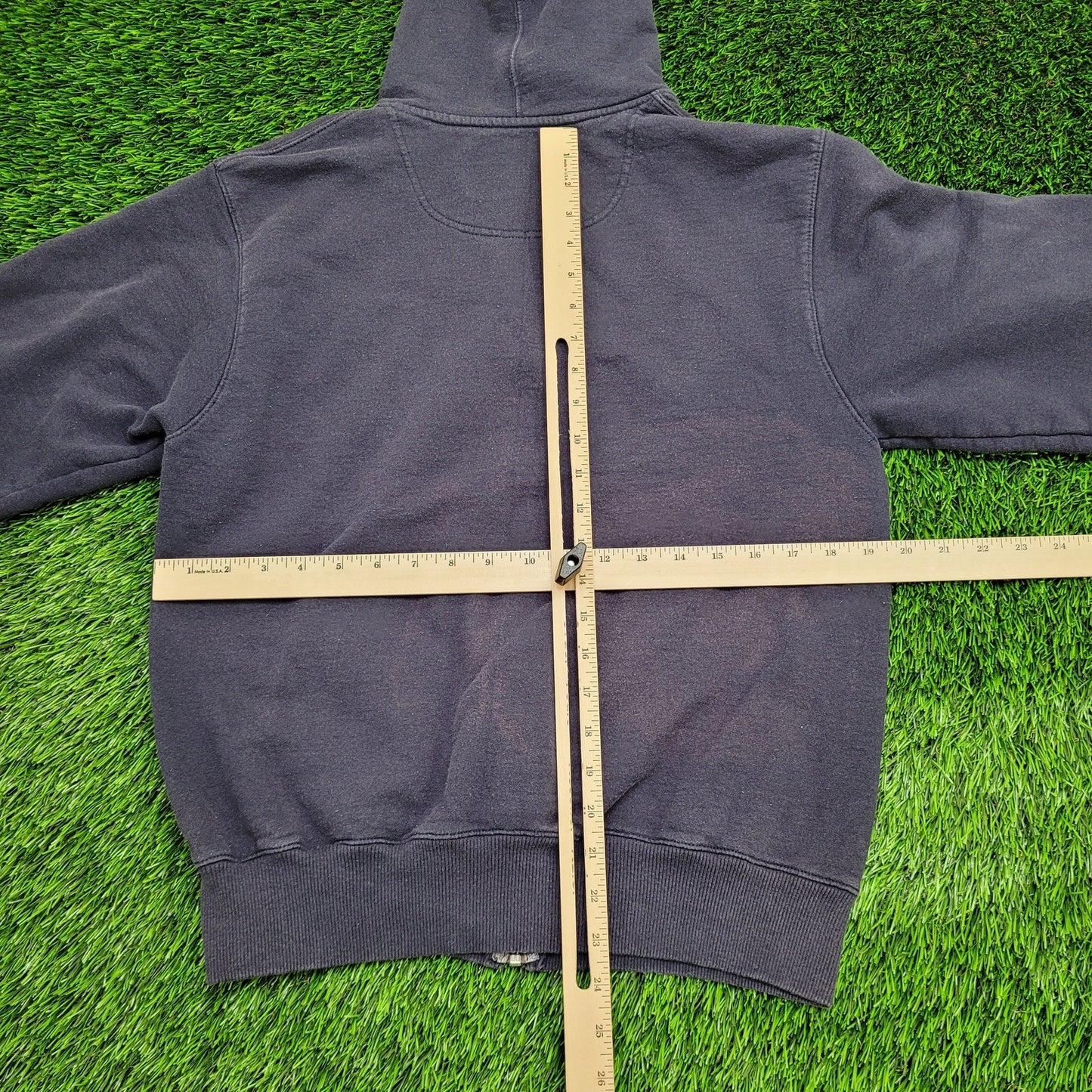 Champion Hoodie Jacket Small 20x24 Baggy Sun-Faded Blue