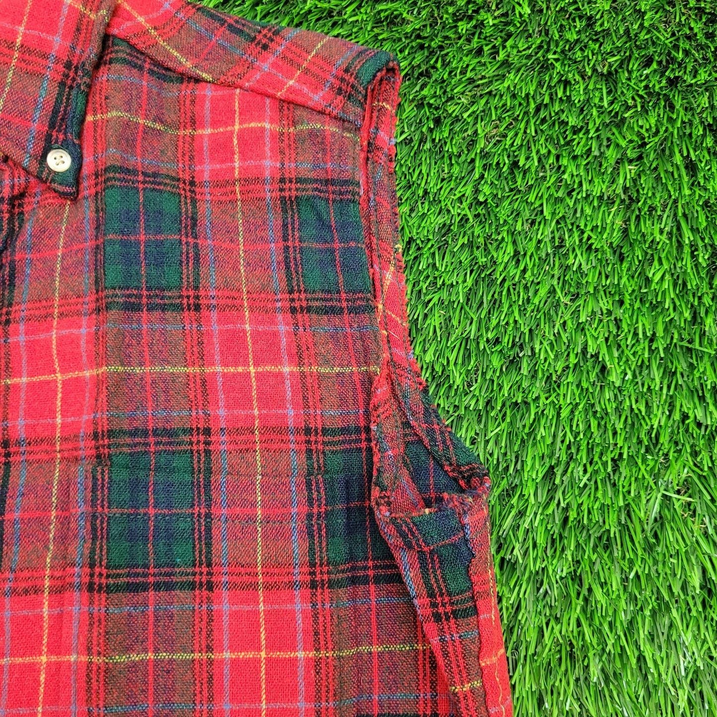 Woolrich Tartan Flannel Button Shirt