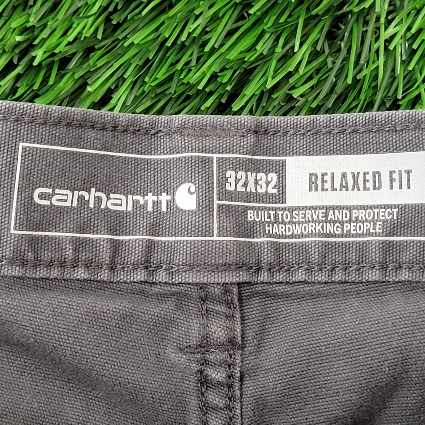 Carhartt Carpenter Pants 32x30 Canvas Pewter-Green