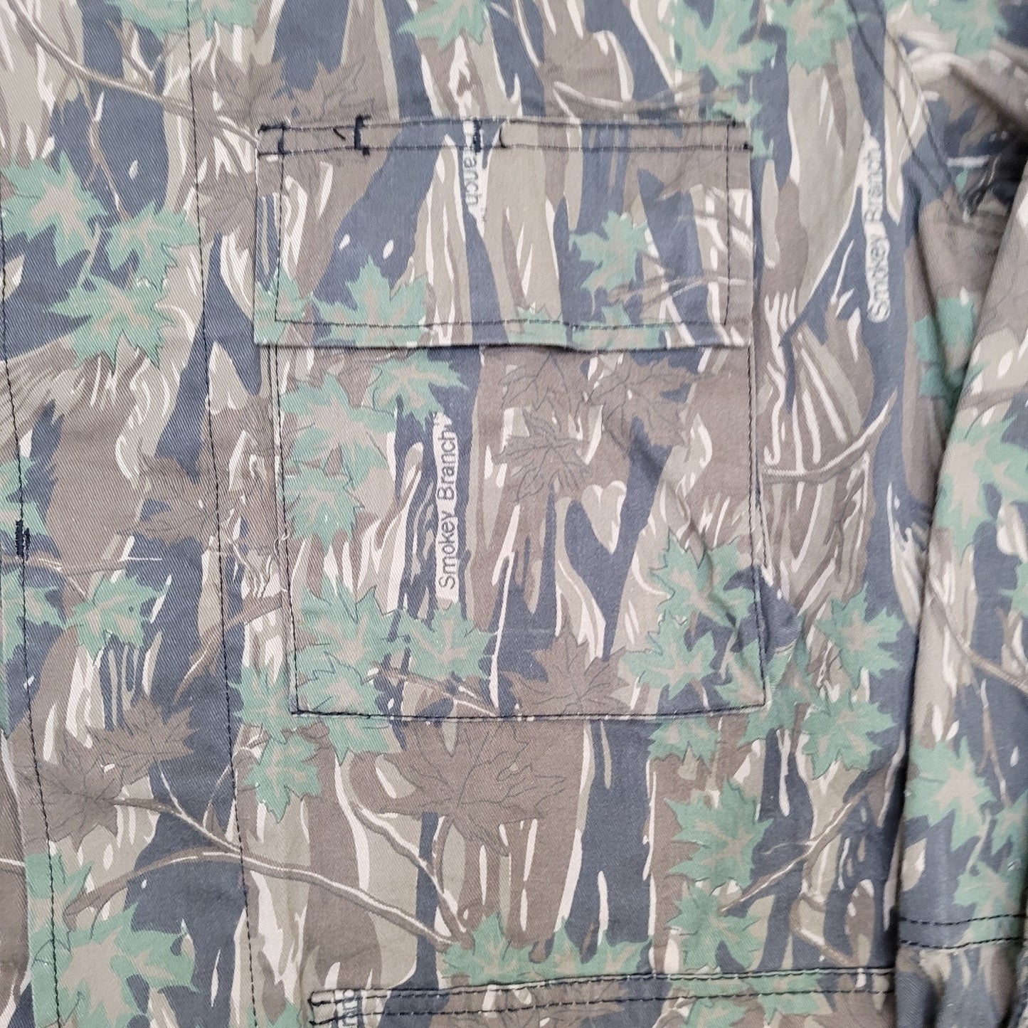 Vintage Rothco Camo Jacket S/M 22x28 Smokey-Branch