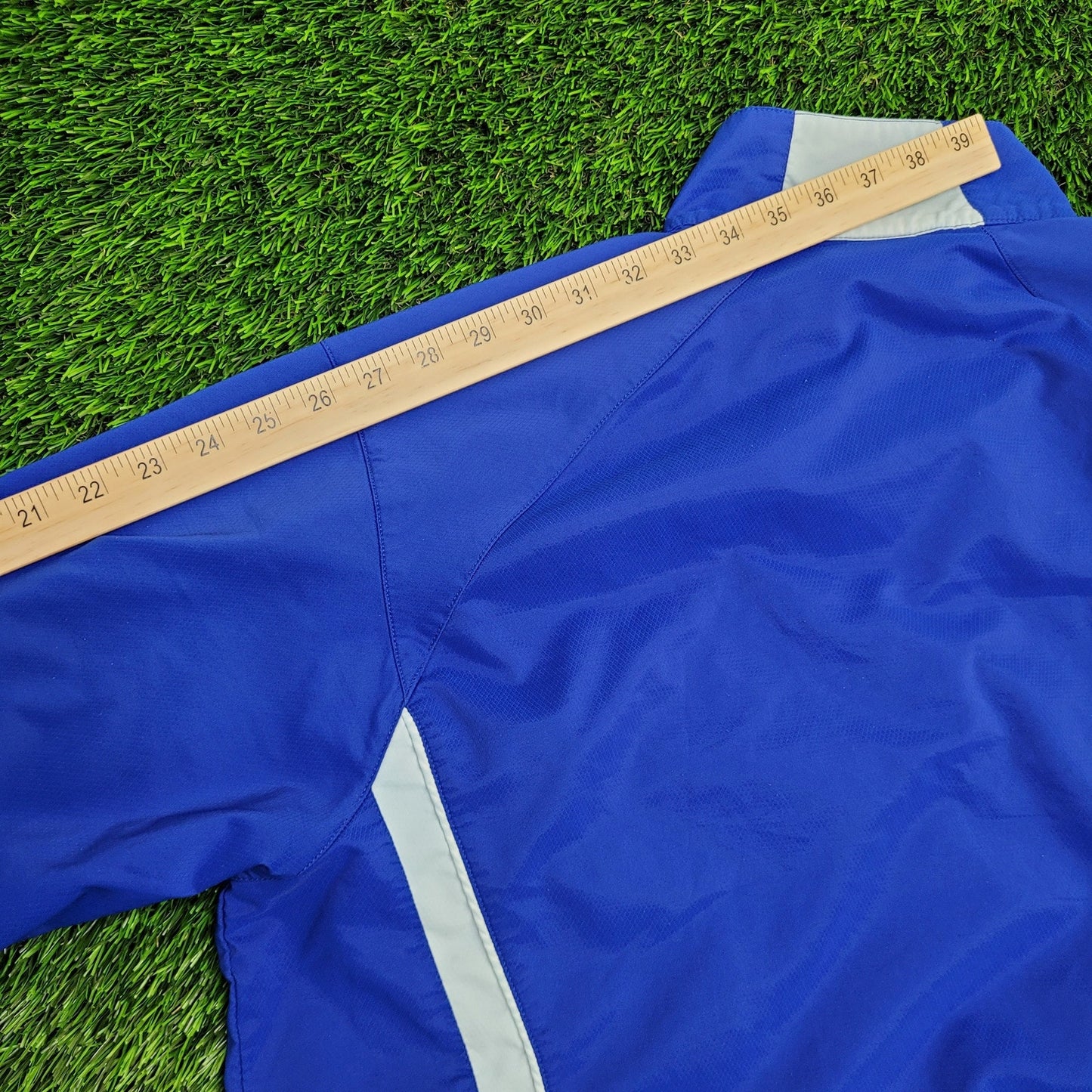 Vintage Under-Armour Windbreaker XL 24x29 Blue