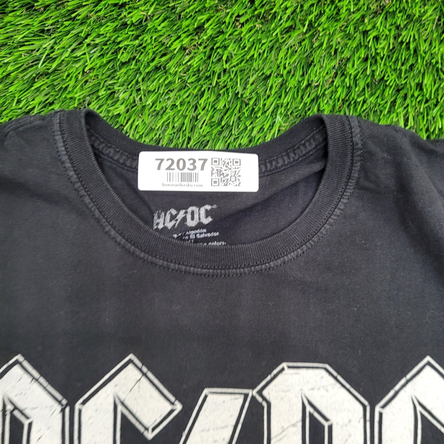 ACDC Shirt Womens XL 22x26 Back-in-Black