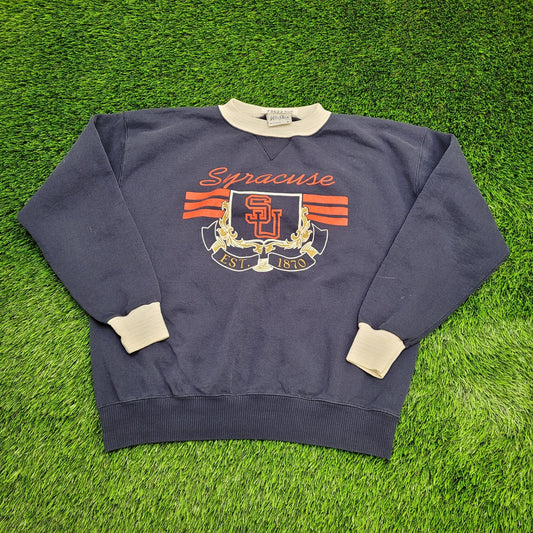 Vintage Syracuse University Sweatshirt XL 25x25 Boxy Crop