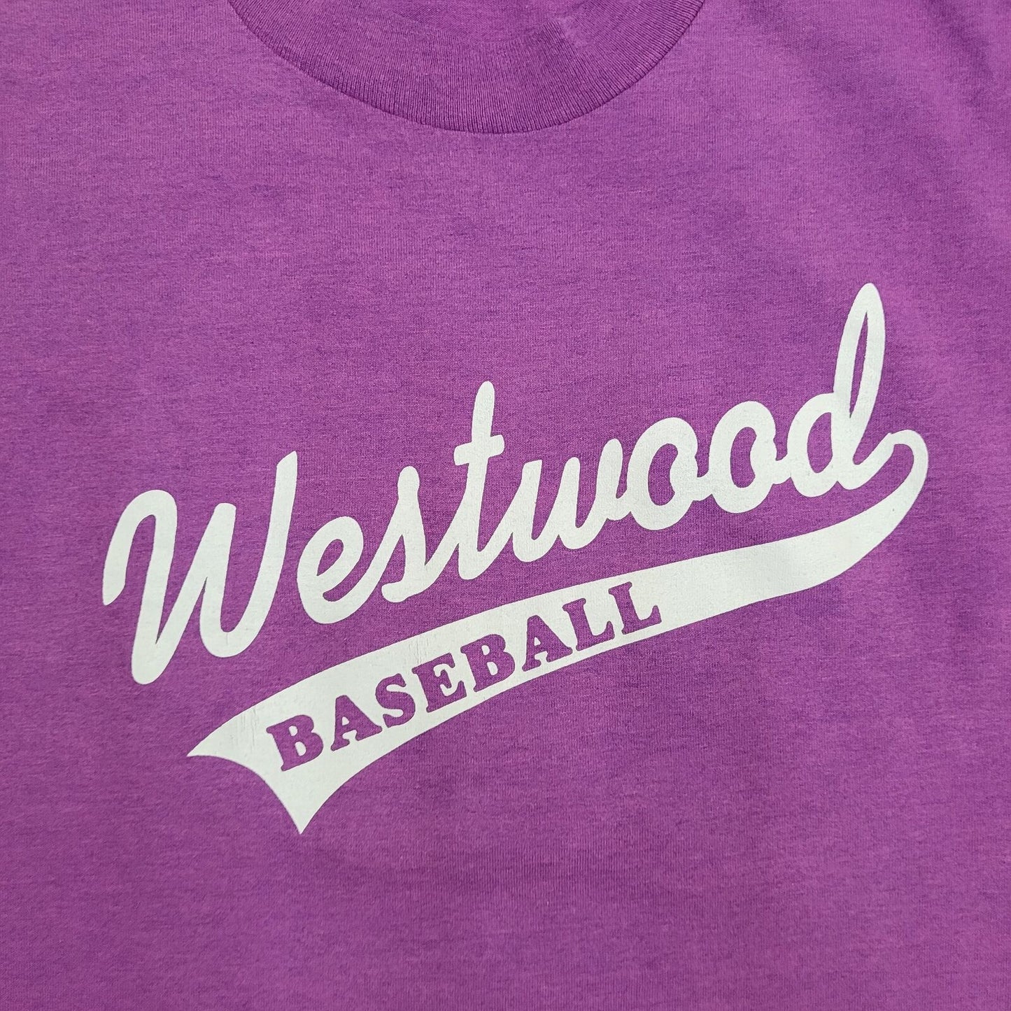 Vintage Westwood Baseball Shirt Womens 2XL 25x28 Purple USA