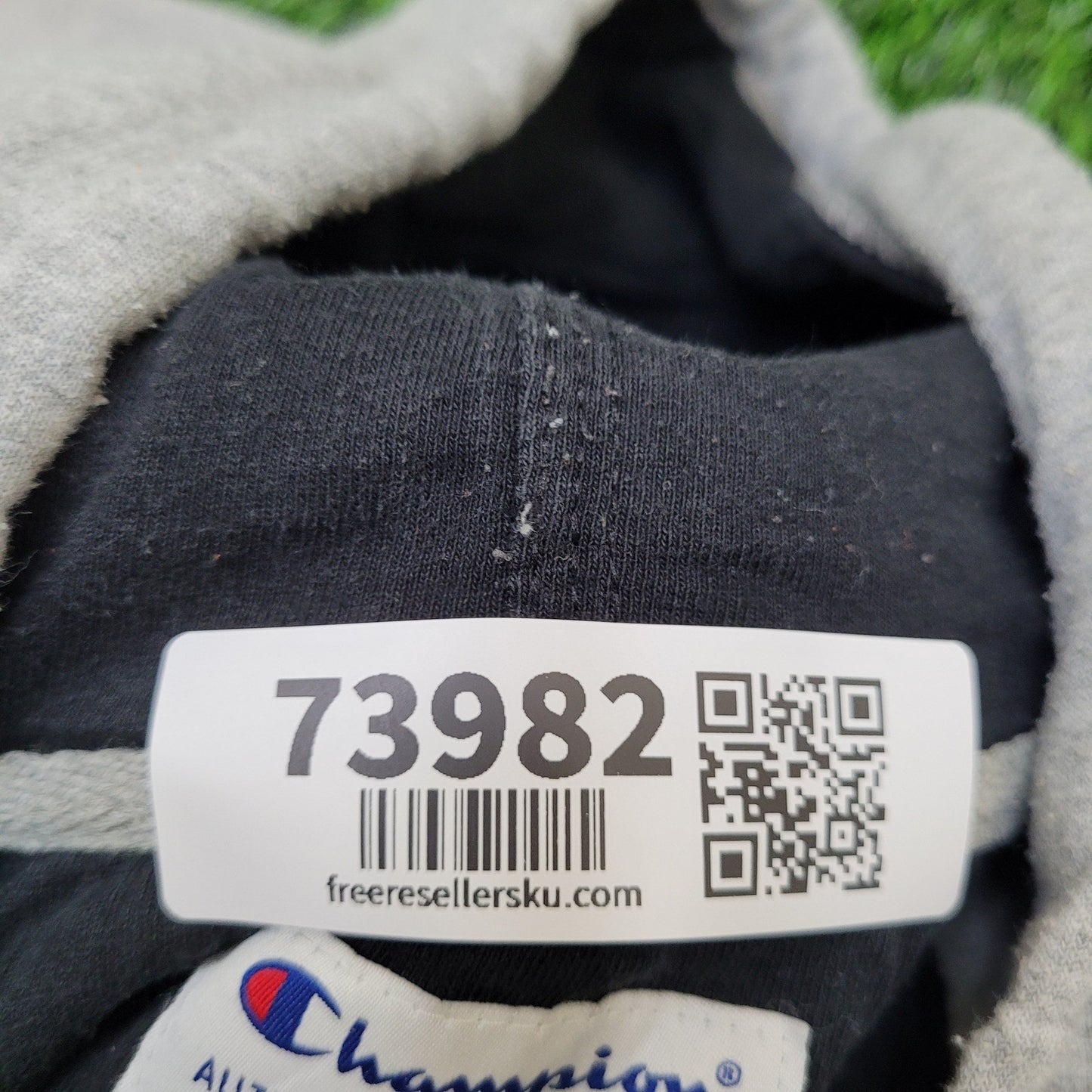 Champion Zip Hoodie Large 24x26 Gray