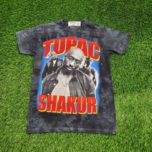 2PAC Tupac Shirt Womens Small 17x25 Black