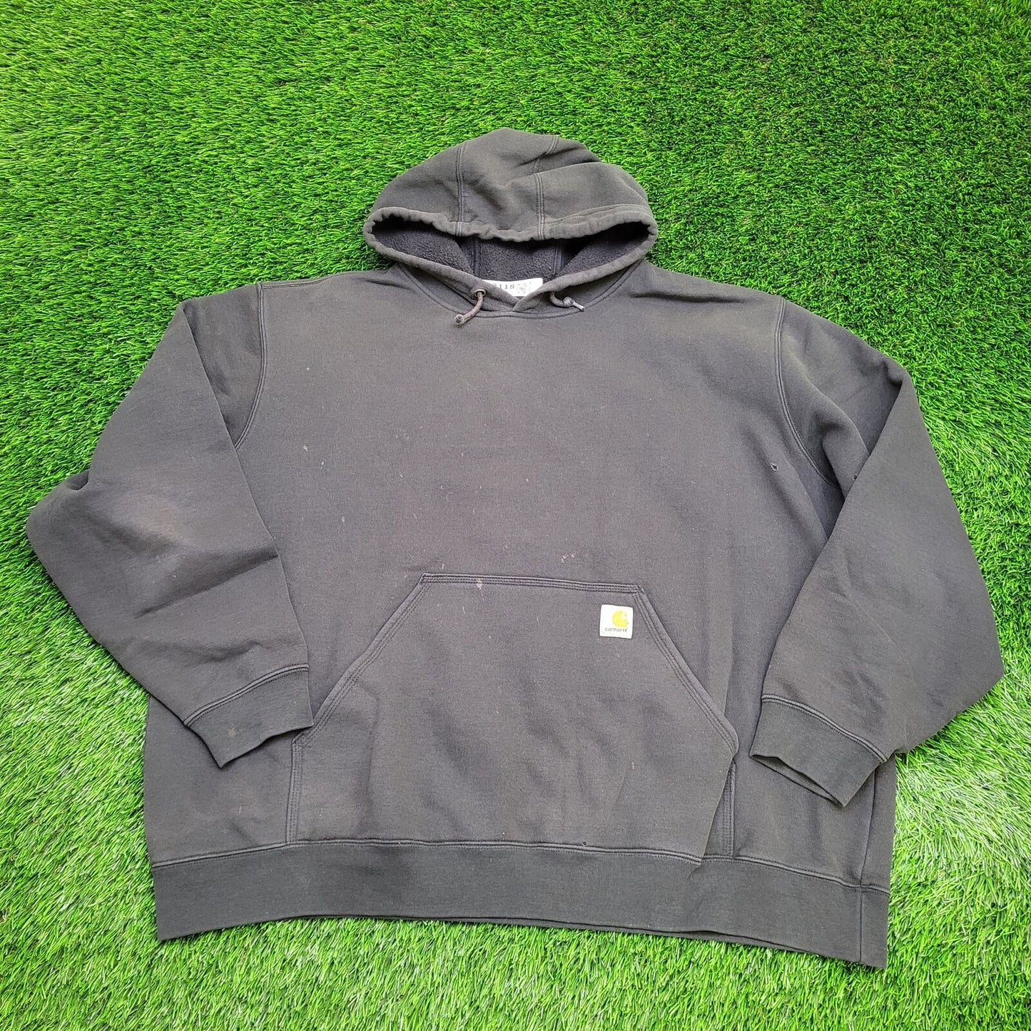 CARHARTT Hoodie 2XL 29x28 Faded Black