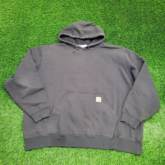 CARHARTT Hoodie 2XL 29x28 Faded Black