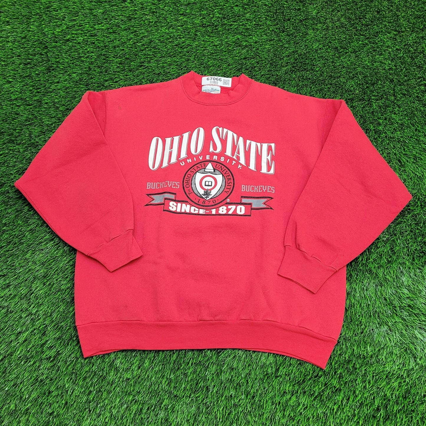 Vintage Ohio-State Buckeyes Sweatshirt Womens XL 23x24 Baggy