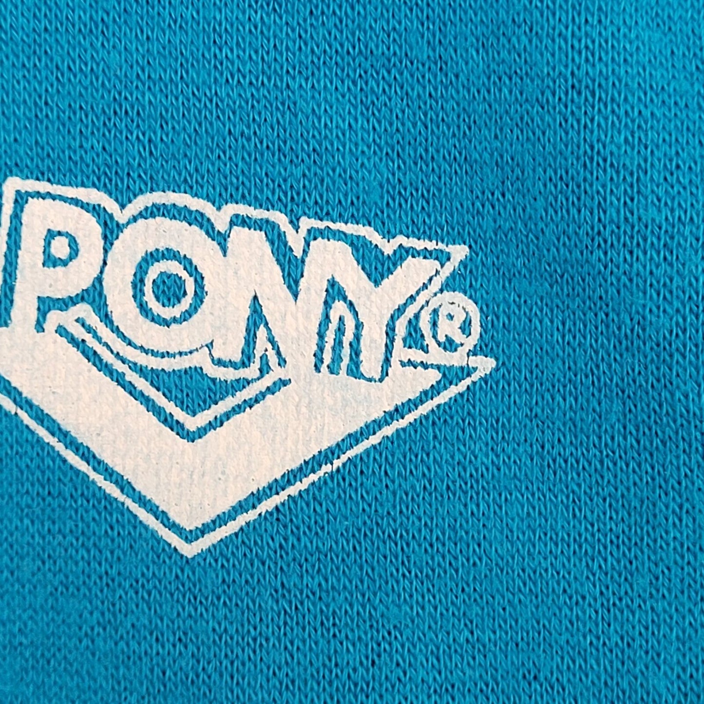 Vintage Y2K PONY Hoodie Large 21x28 Blue Purple