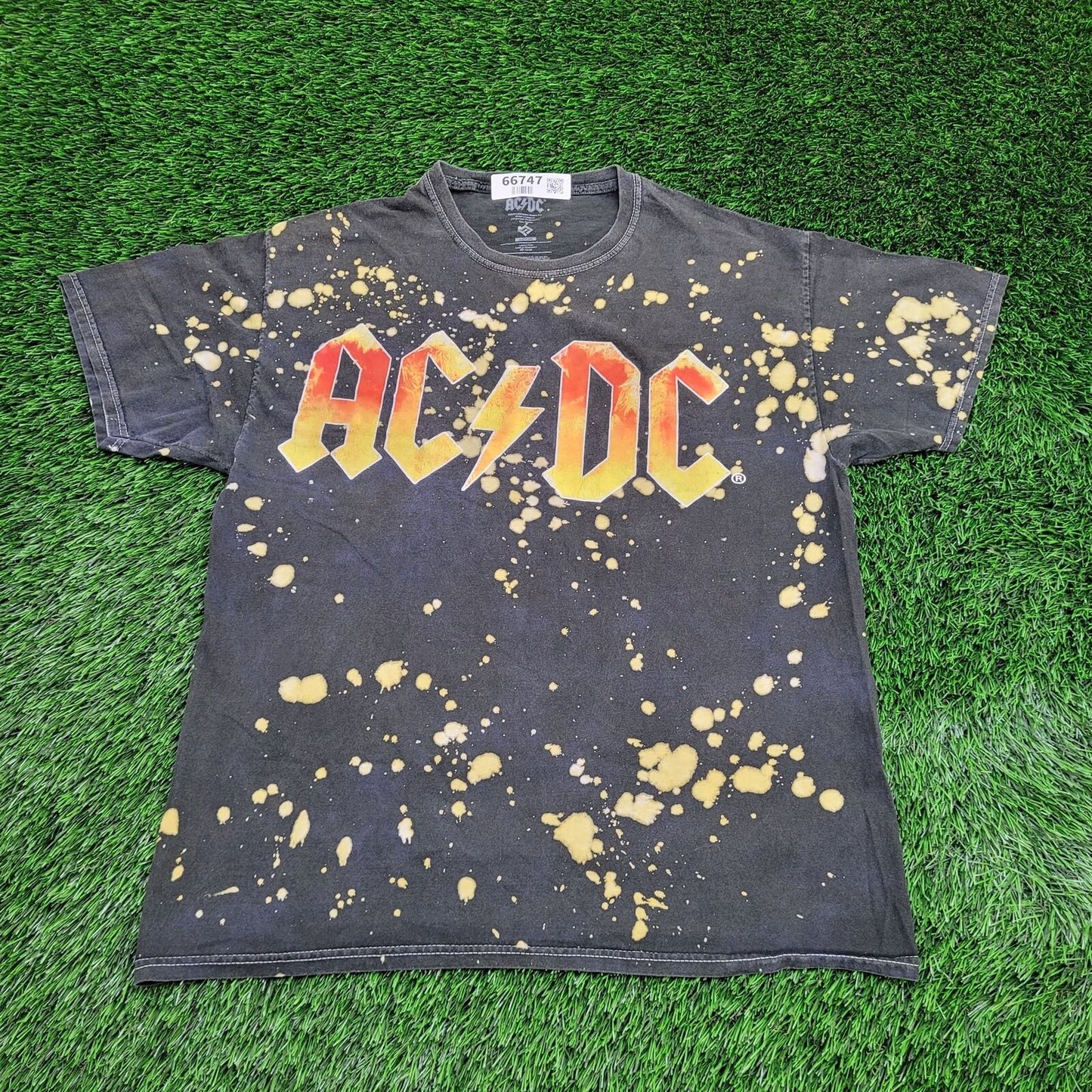 ACDC Rock Shirt Womens Medium 21x26 Black