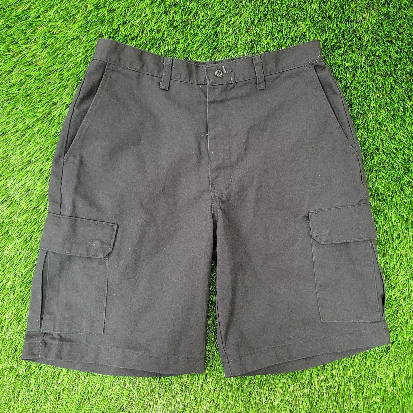 Vintage Y2K RedKap Cargo Shorts 30x9 Black