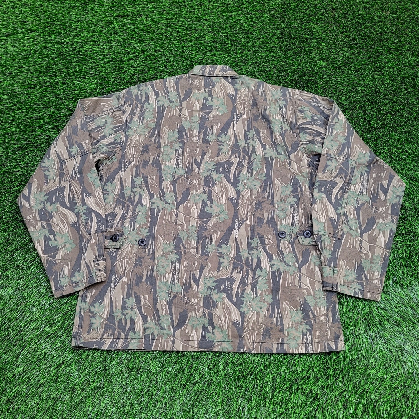 Vintage Rothco Camo Jacket S/M 22x28 Smokey-Branch