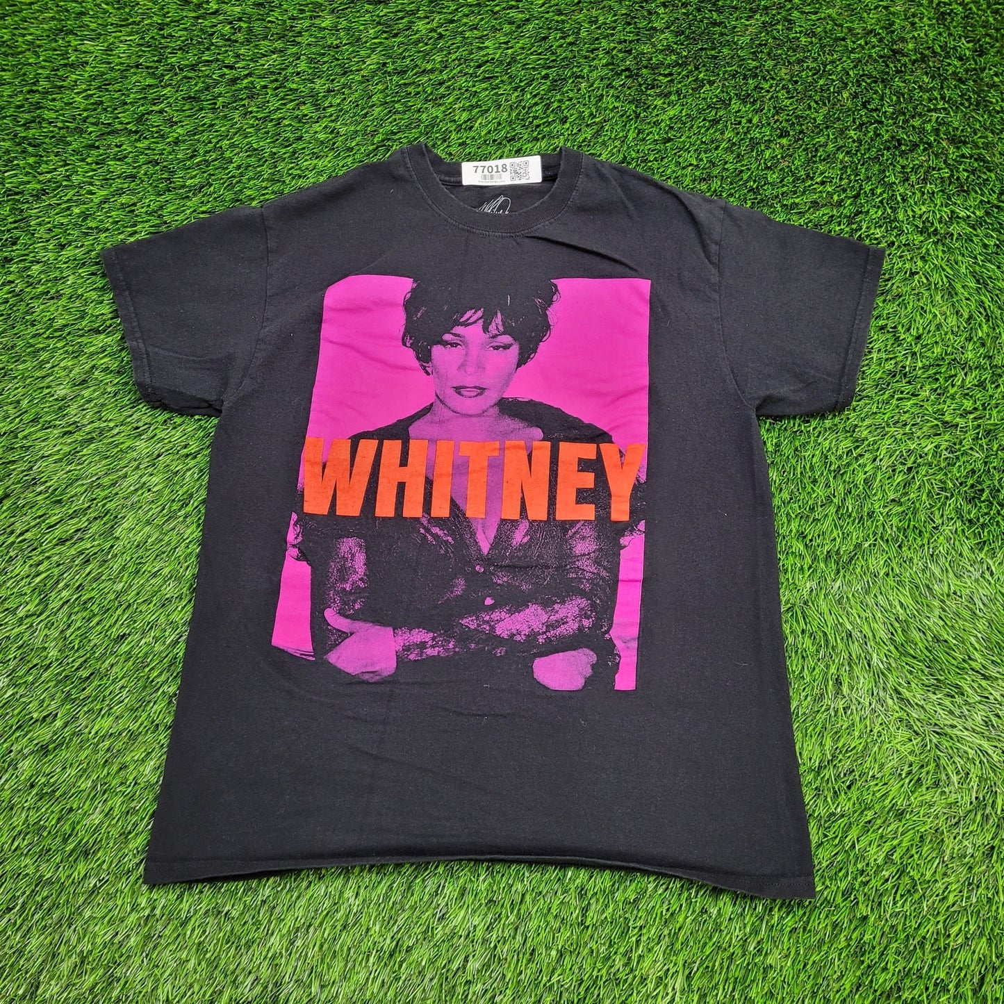 Whitney-Houston Shirt Womens Medium 19x24 Black