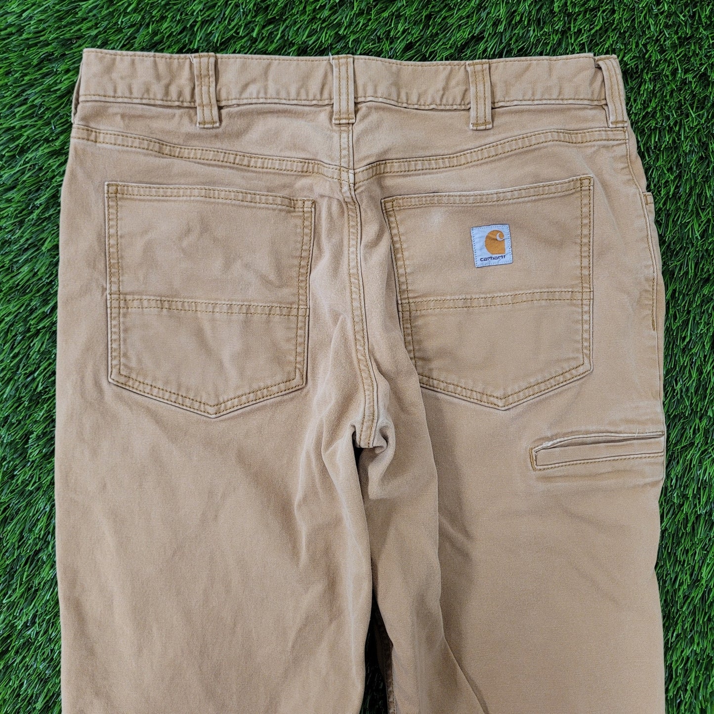 Carhartt Canvas Carpenter Pants 32x31 Brown Beige