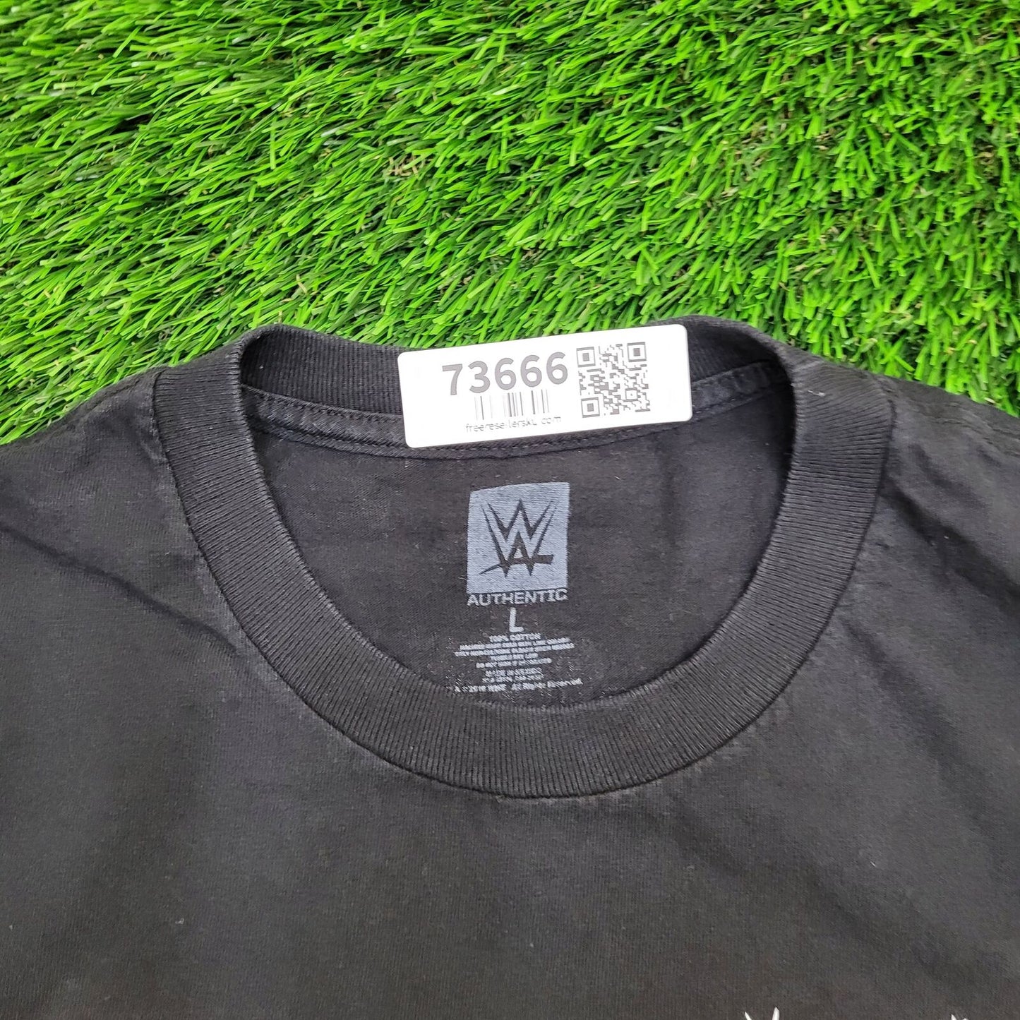 WWE Wrestling Shirt M/L 20x27 Black