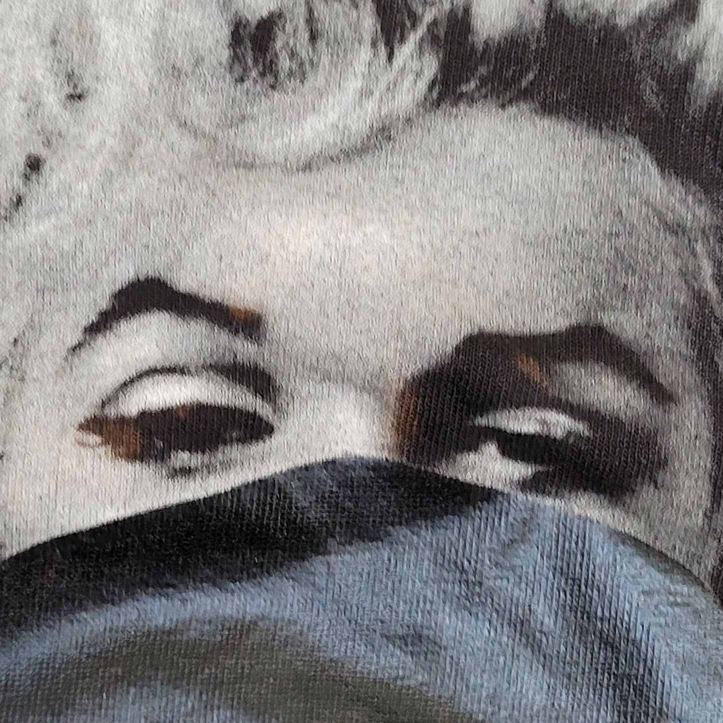 Bleached Splatter Marilyn Monroe Shirt 24x27 Black