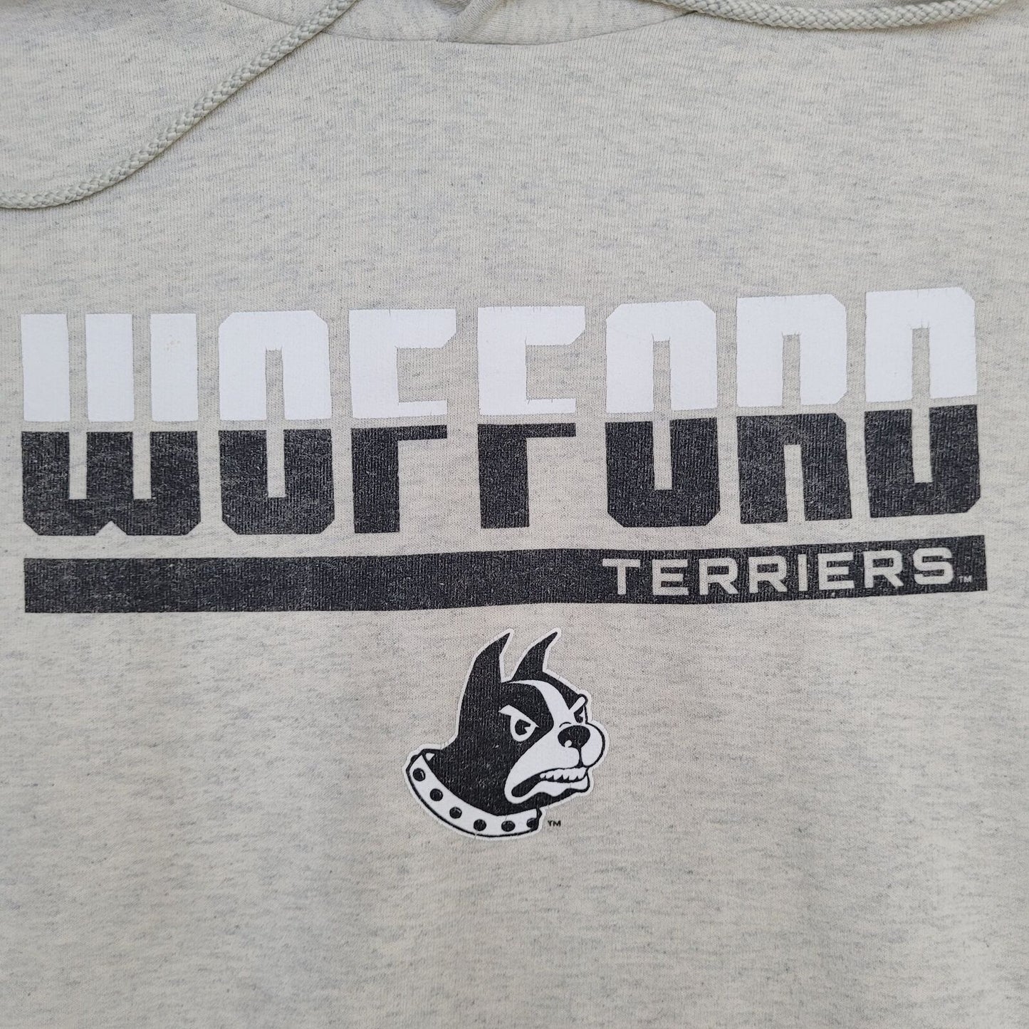 Champion Wofford College Hoodie Large 23x25 Gray