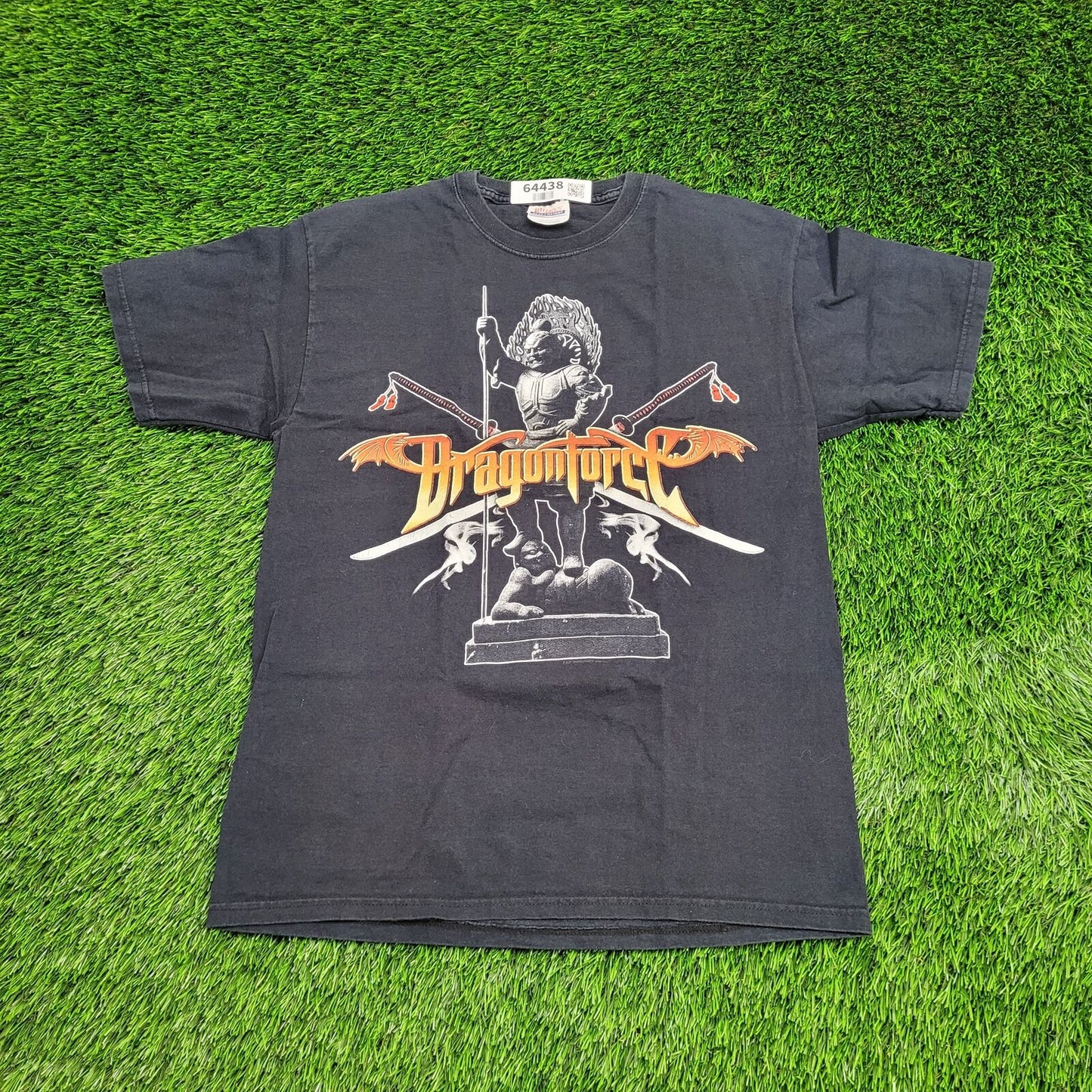 2007 Dragonforce Shirt Medium 19x26 Black Amaranthe