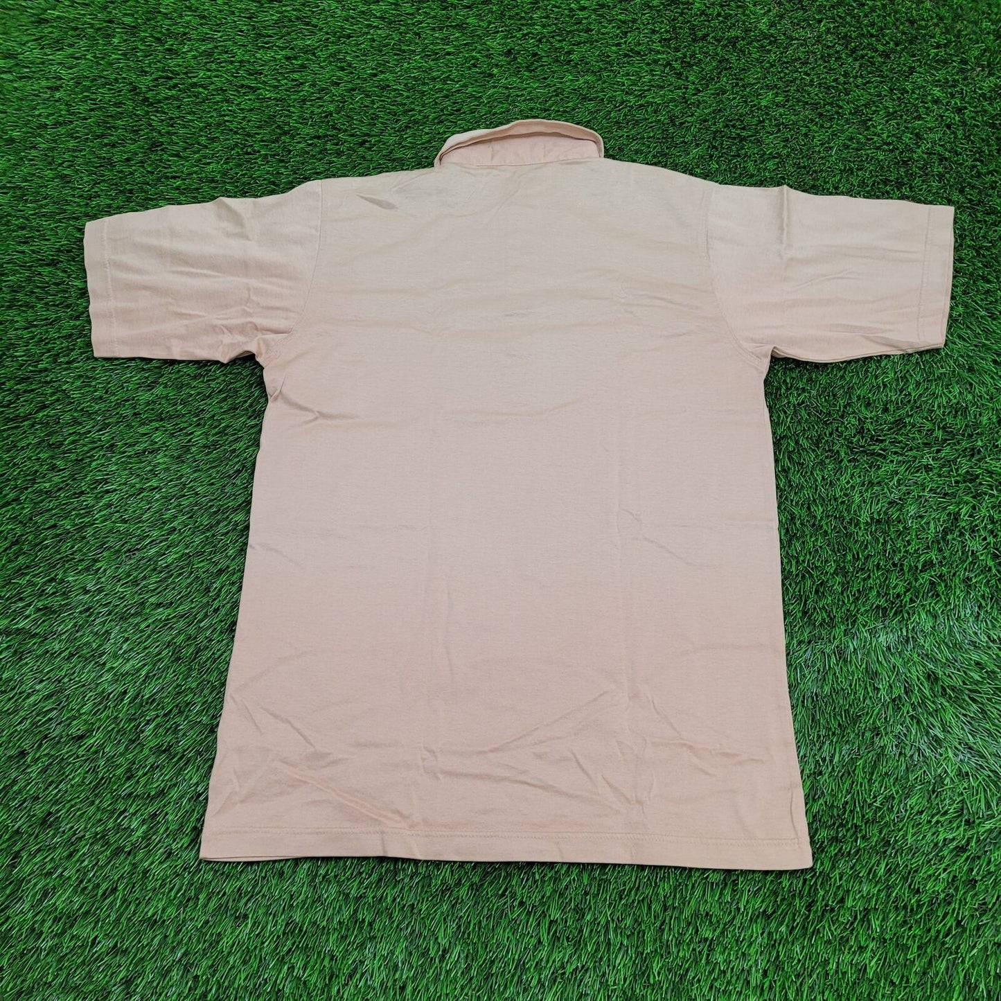 Vintage Slazenger Polo Shirt Medium 20X29 Khaki Brown