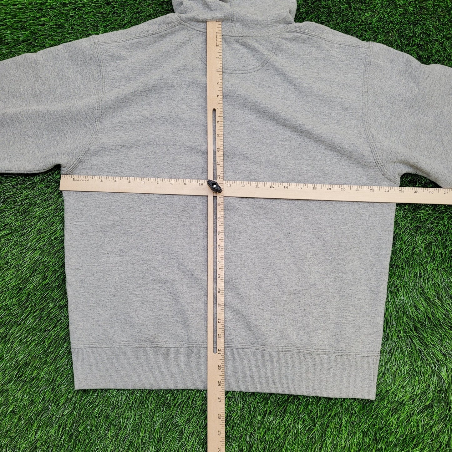 Champion Zip Hoodie Large 24x26 Gray