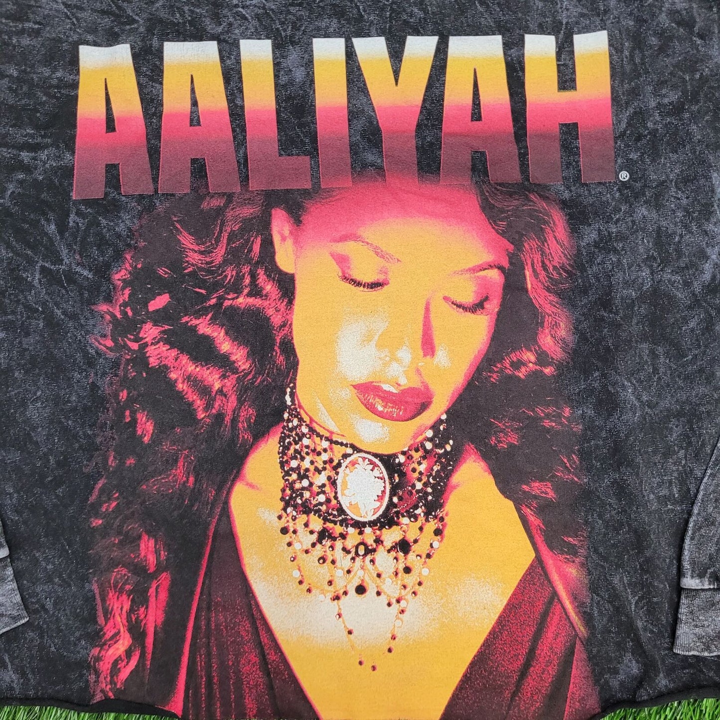 Aaliyah Crop-Top Shirt Womens XL 23x20 Mineral-Wash