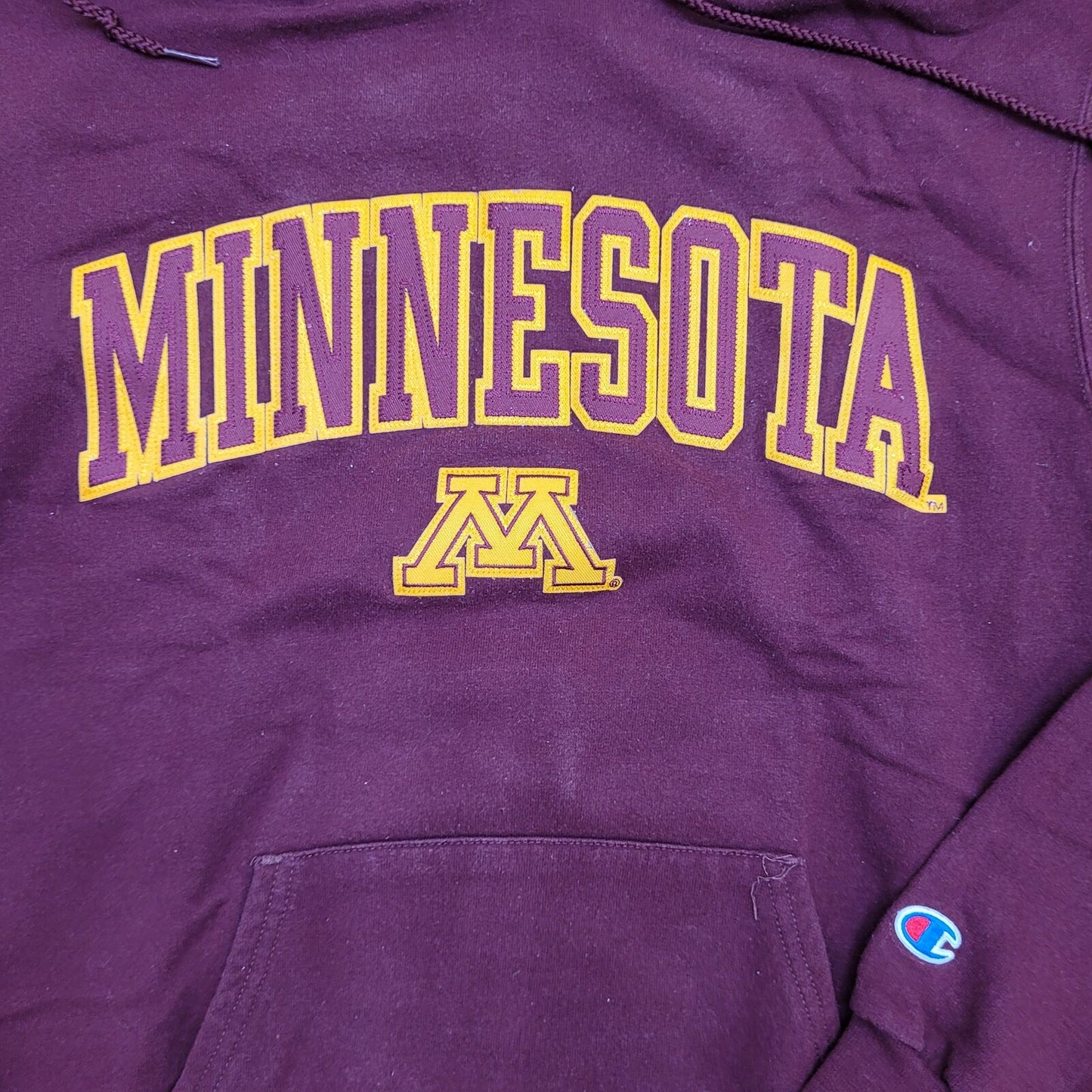 VTG Champion Minnesota Golden-Gophers Hoodie S-Short 19x24