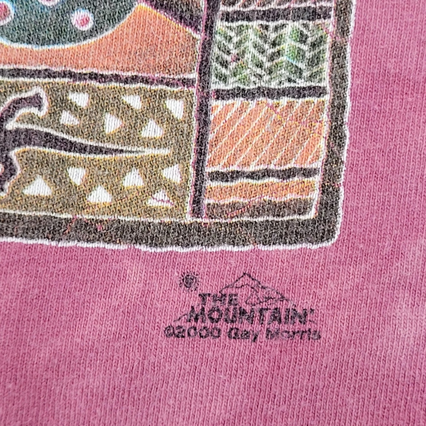 Vintage The-Mountain Shirt Womens Large 20x22 Western Aztec