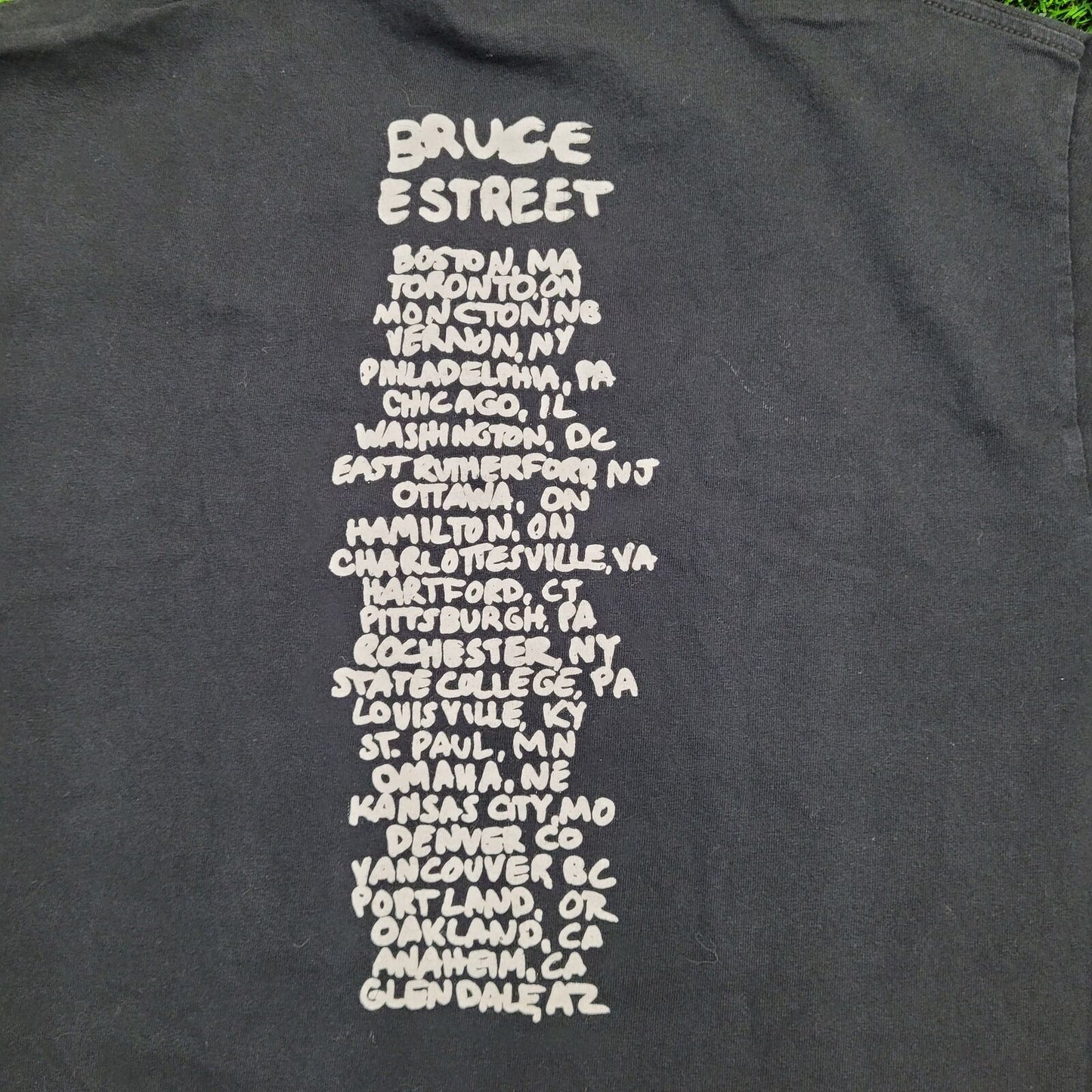 Bruce-Springsteen Shirt Large 21x29 Black