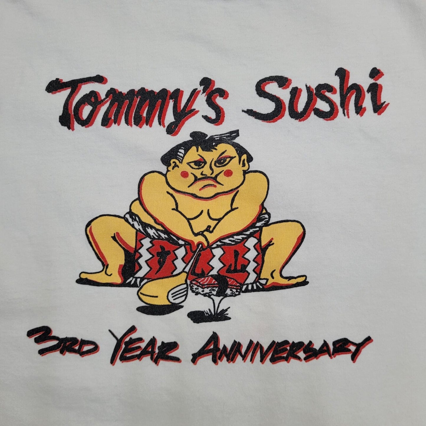 Vintage Sumo Shirt Medium 20x27 Tommys Sushi