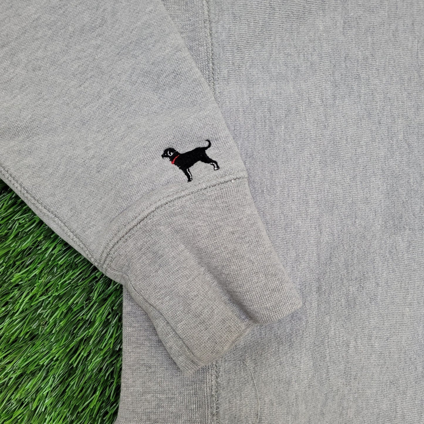 Black Dog Sweatshirt XS/S 19x25 Baggy Gray