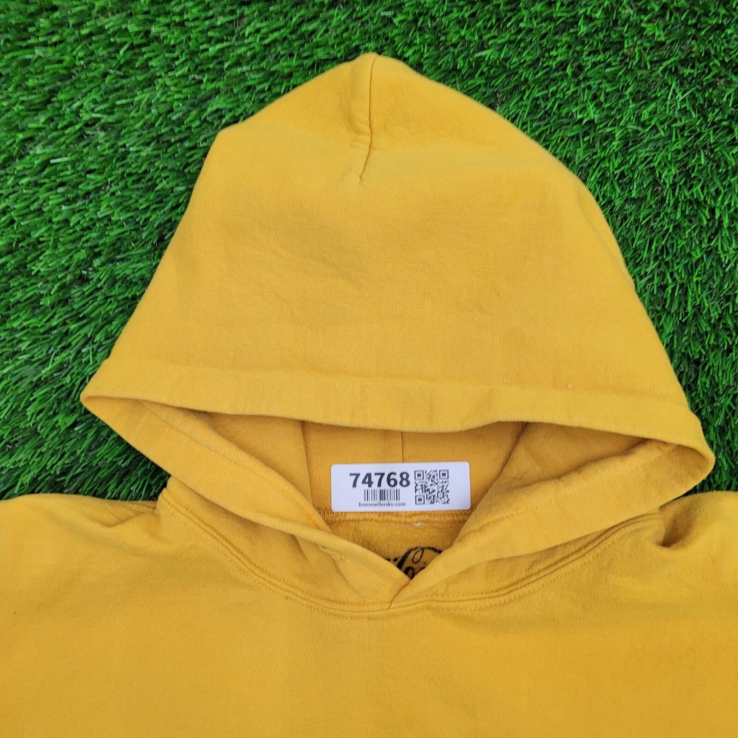 Coca-Cola Hoodie Large 22x25 Yellow