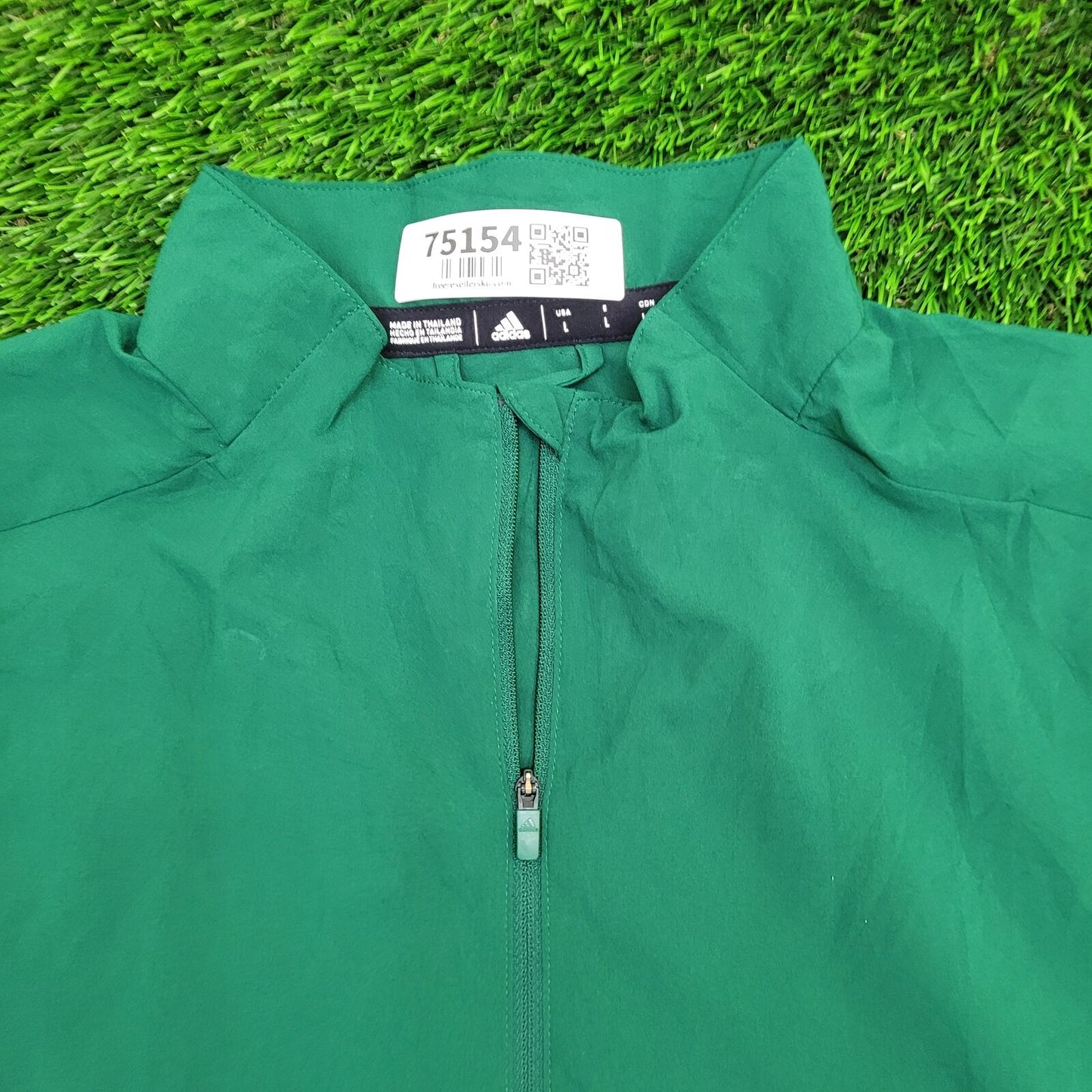 ADIDAS Windbreaker Large 24x31 Green