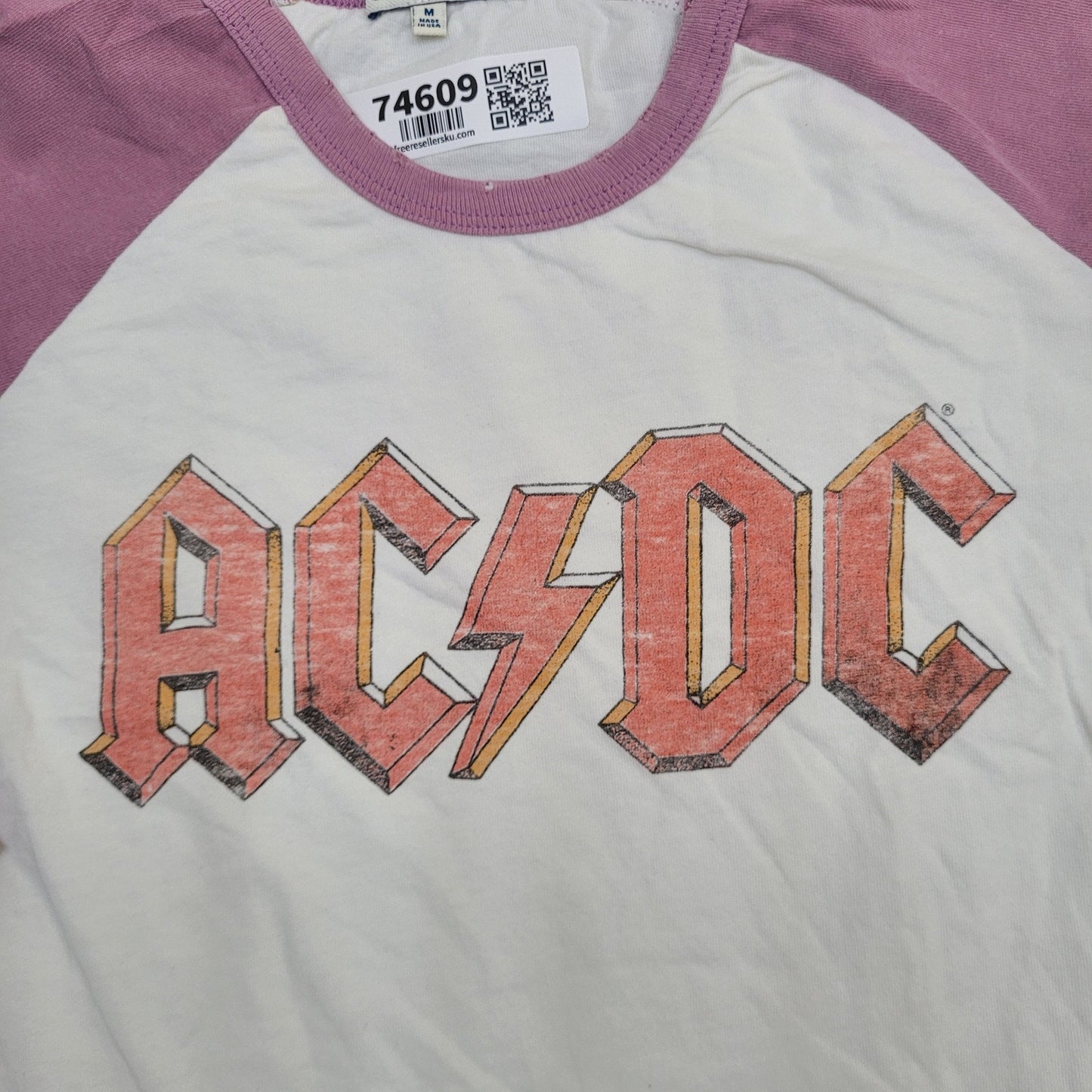 ACDC Shirt Womens Small 17x24 USA