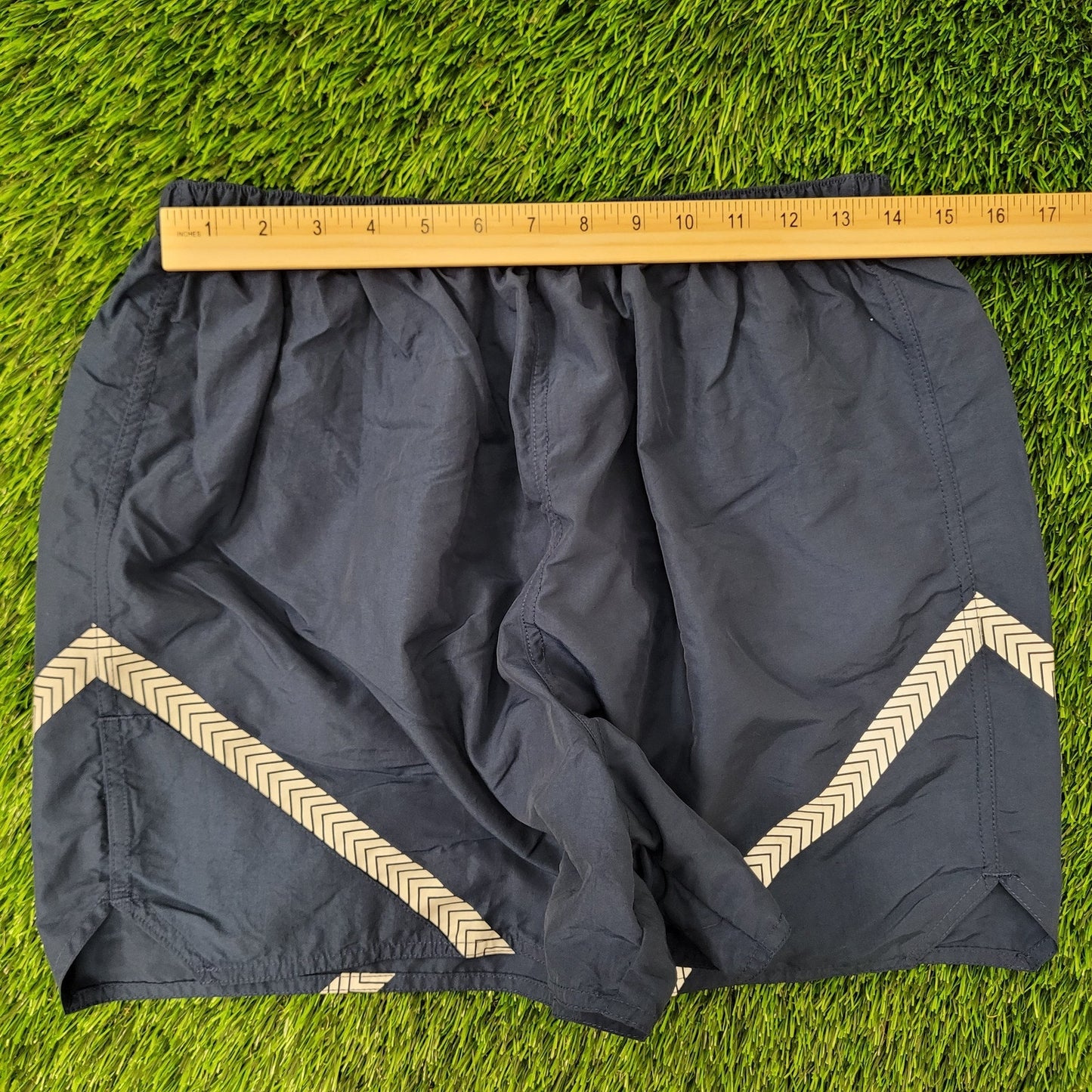 Vintage US Air-Force Trunk Shorts M/L Blue Physical Training