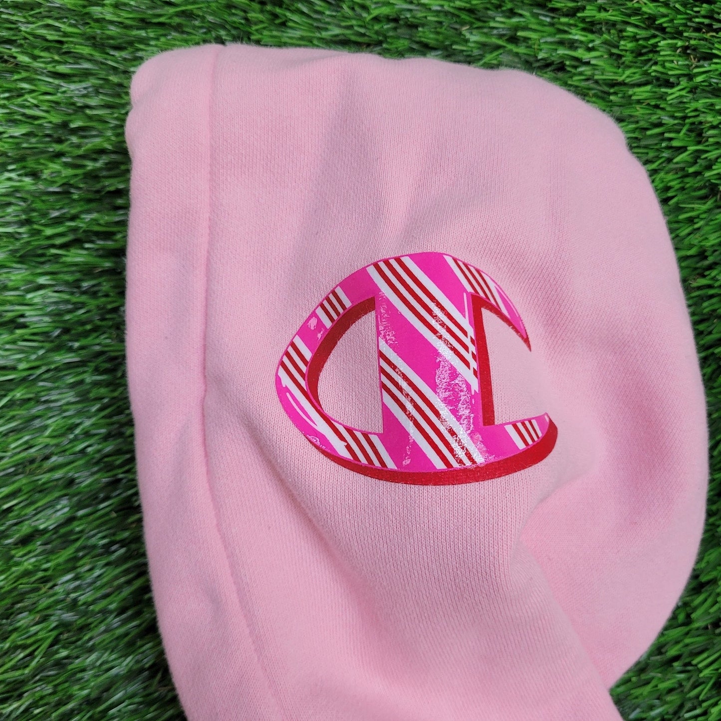 Champion x Candy-Land Hoodie Large 24x25 Pink Reverse-weave