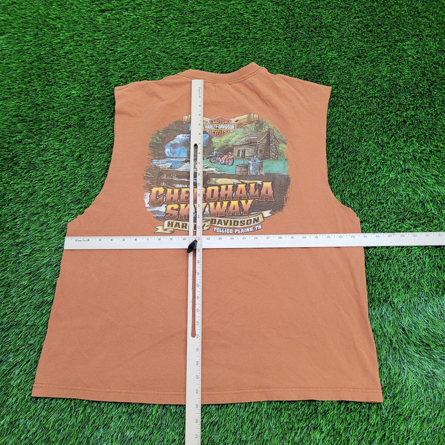 Harley Davidson Cut-Off Shirt 2XL 25x29 Tennessee