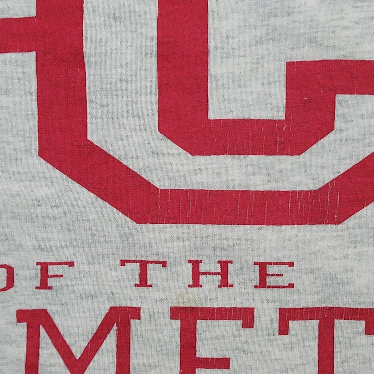 Vintage University-of-The Comets Shirt M/L 21x25 Gray UC USA