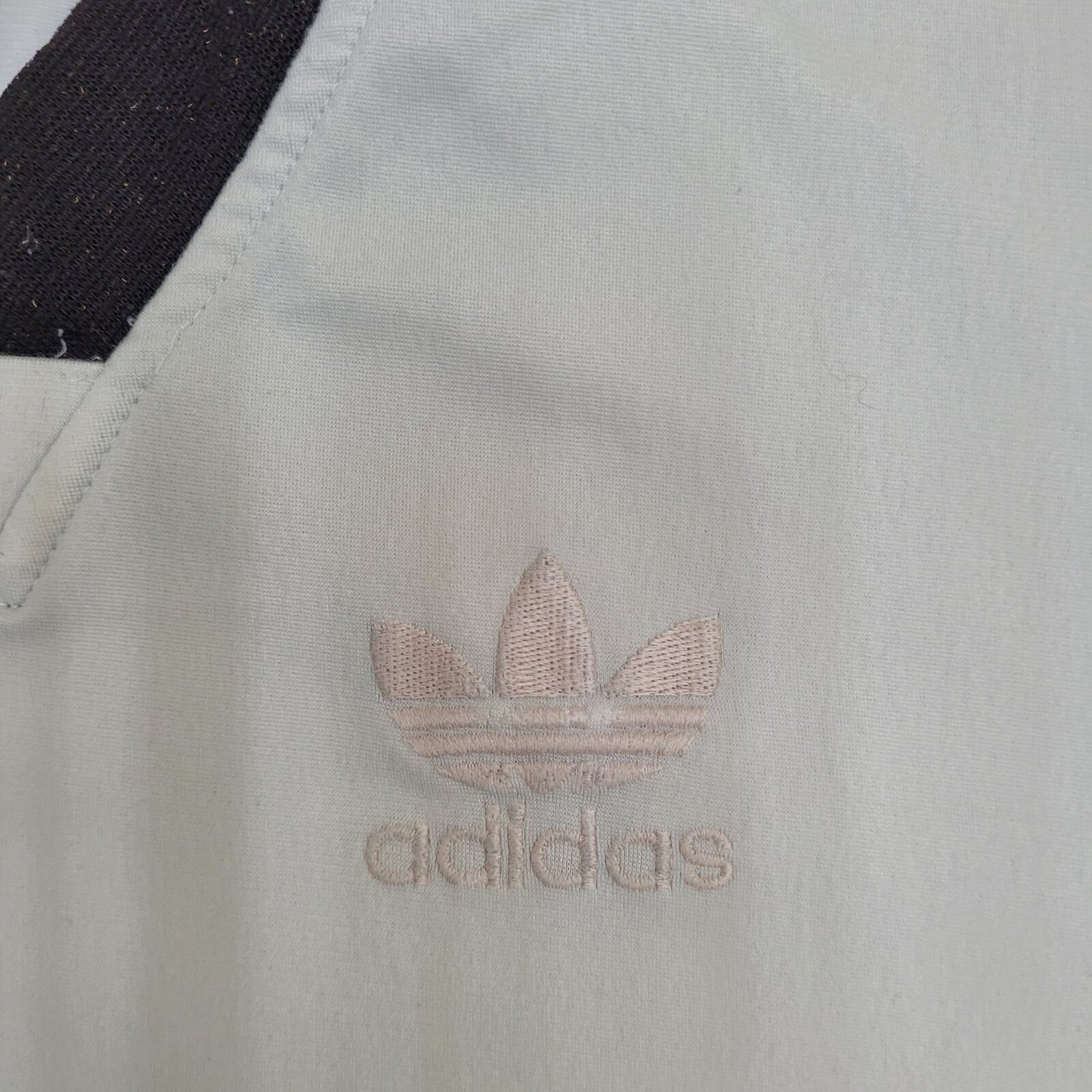 Adidas Trefoil Shirt Large 23x28 White