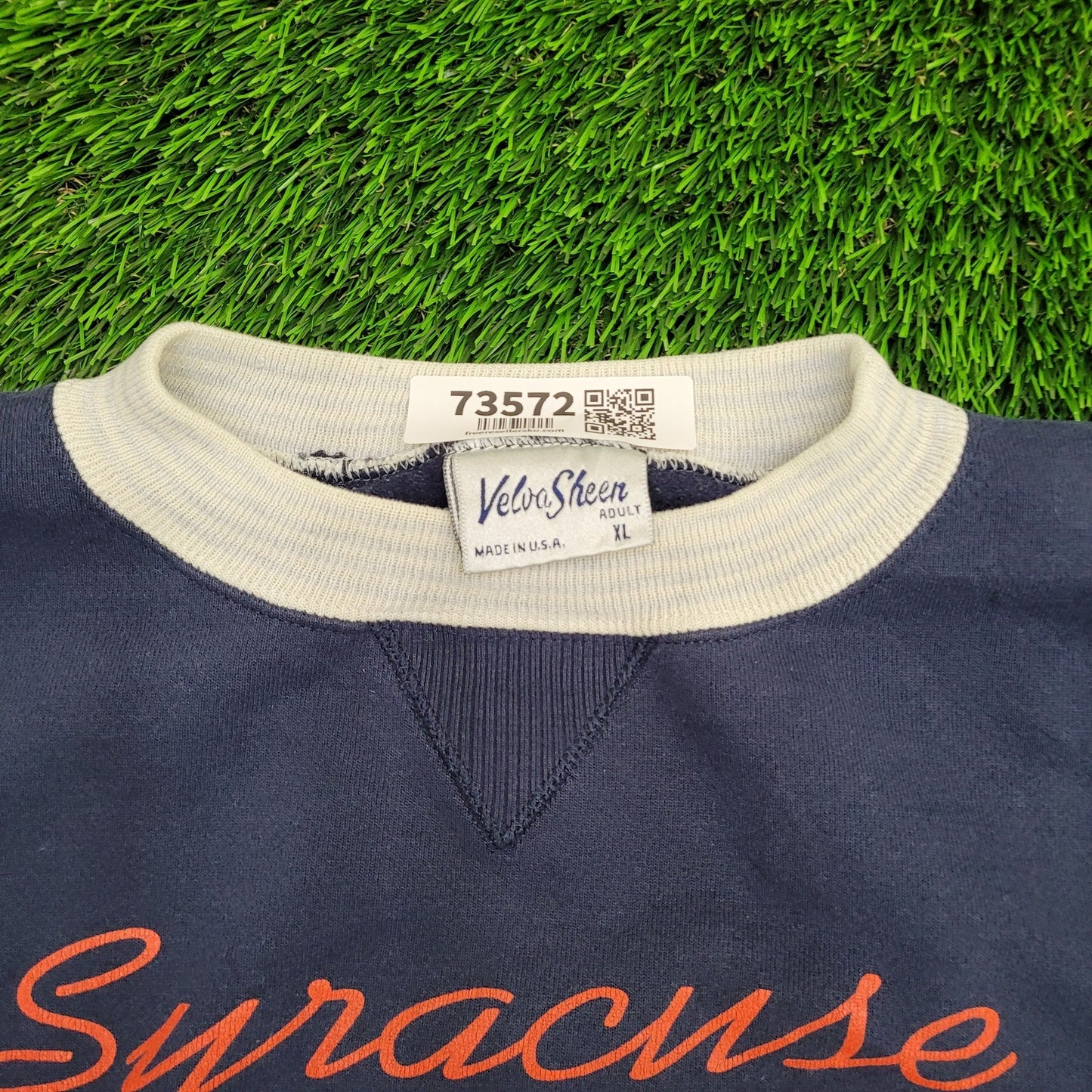 Vintage Syracuse University Sweatshirt XL 25x25 Boxy Crop