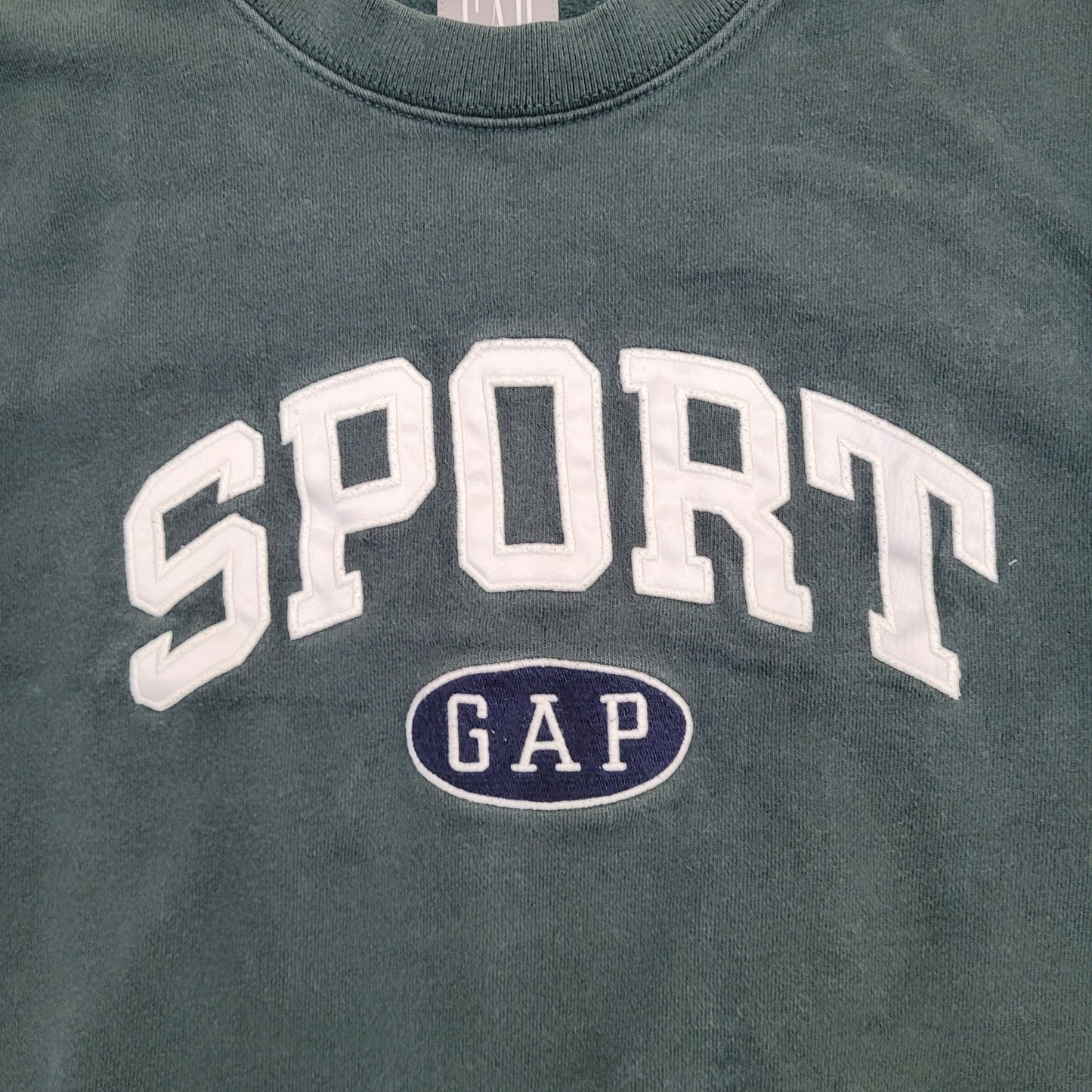 GAP Sports Sweatshirt Womens Small 21x23 Faded Baggy