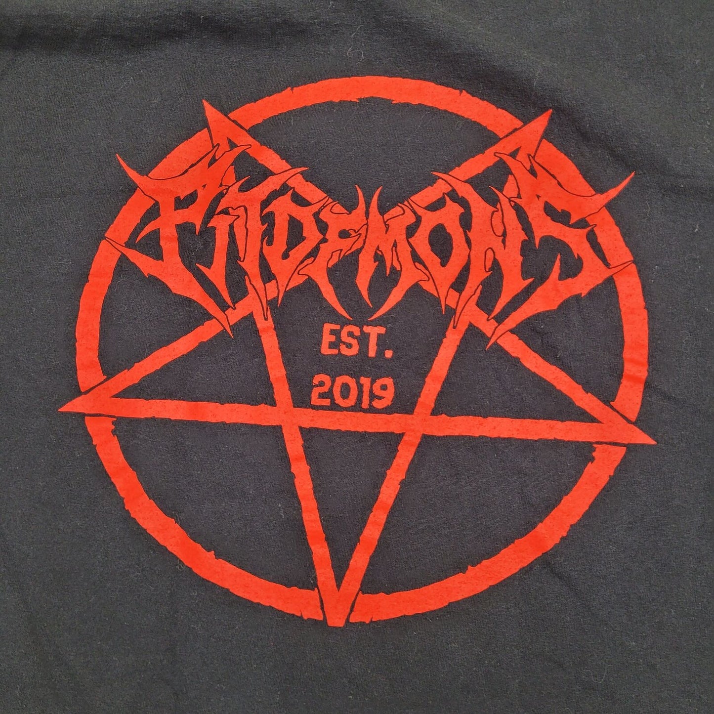 Fit-Demons Pentagram Shirt XL 24x28 Black