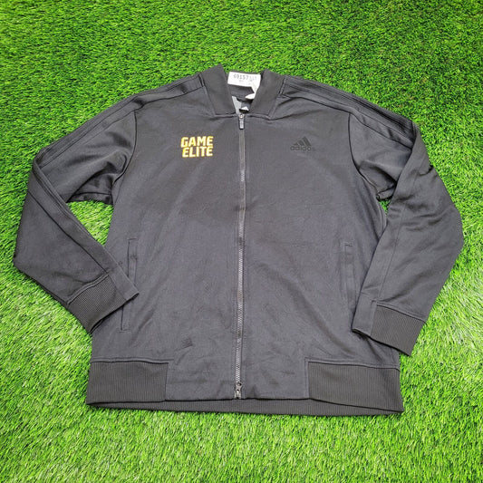 ADIDAS Track Jacket XL 24x27 Black