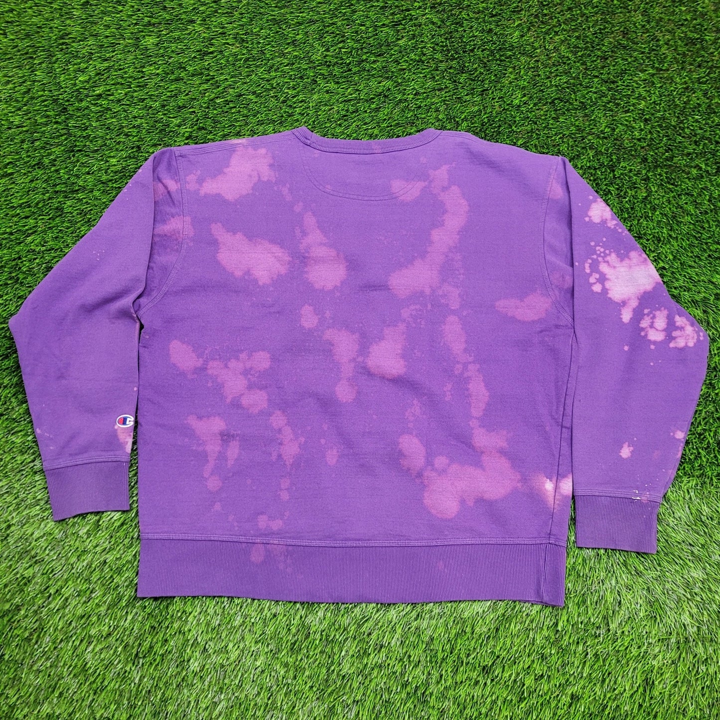 Champion C-Logo Sweatshirt XL 25x27 Bleached Purple